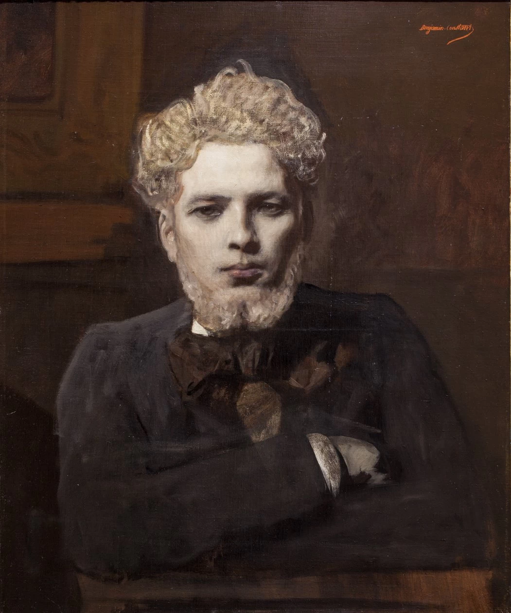 Jean - Joseph Benjamin, Constant, 159, Ritratto di un giovane con la barba, Musee des Augustins, Toulouse